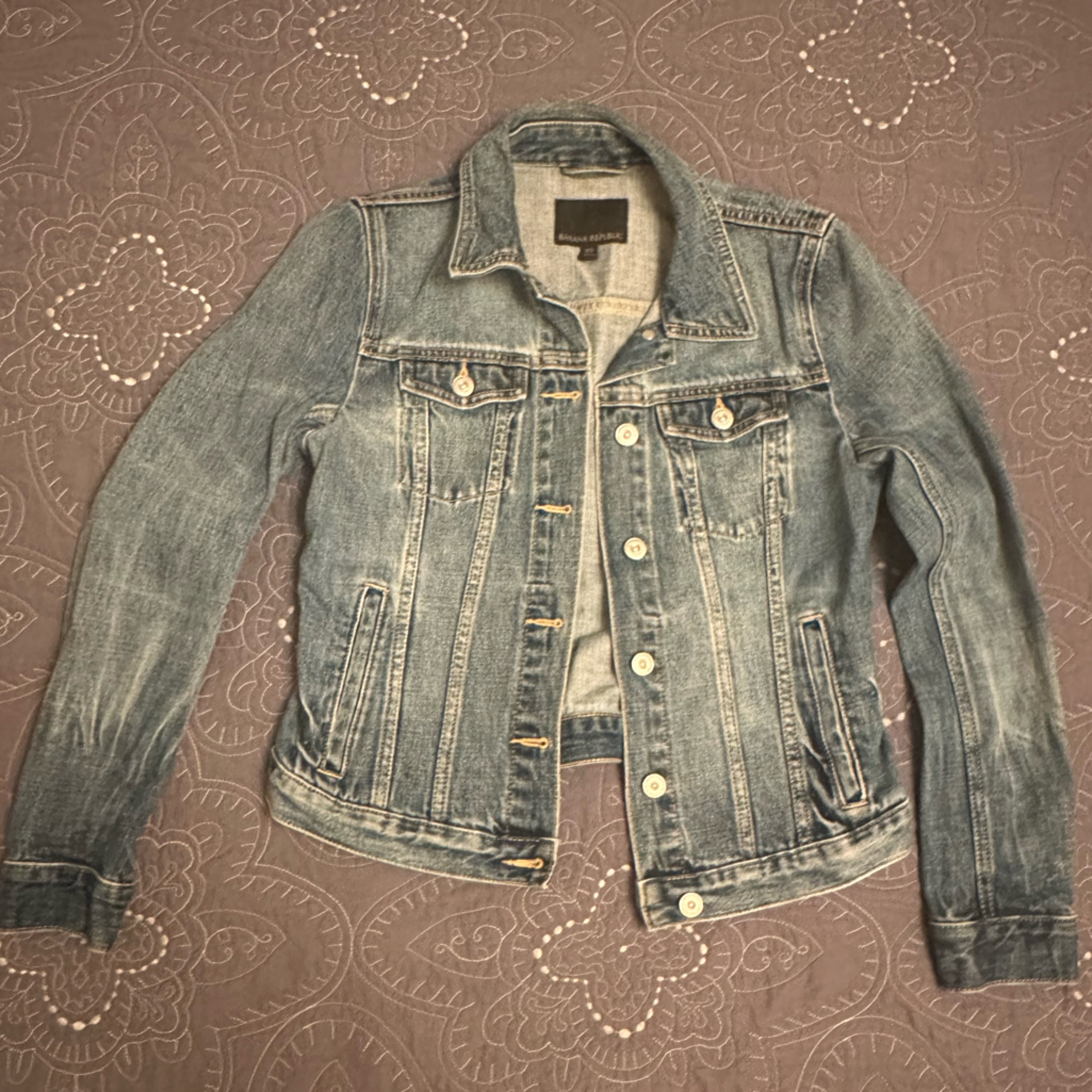 Banana Republic Classic Blue Denim Jacket